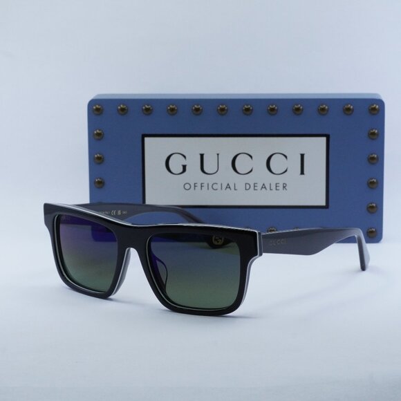Gucci GG1618SA 003 Square Sunglasses - Black\Grey - Picture 1 of 11